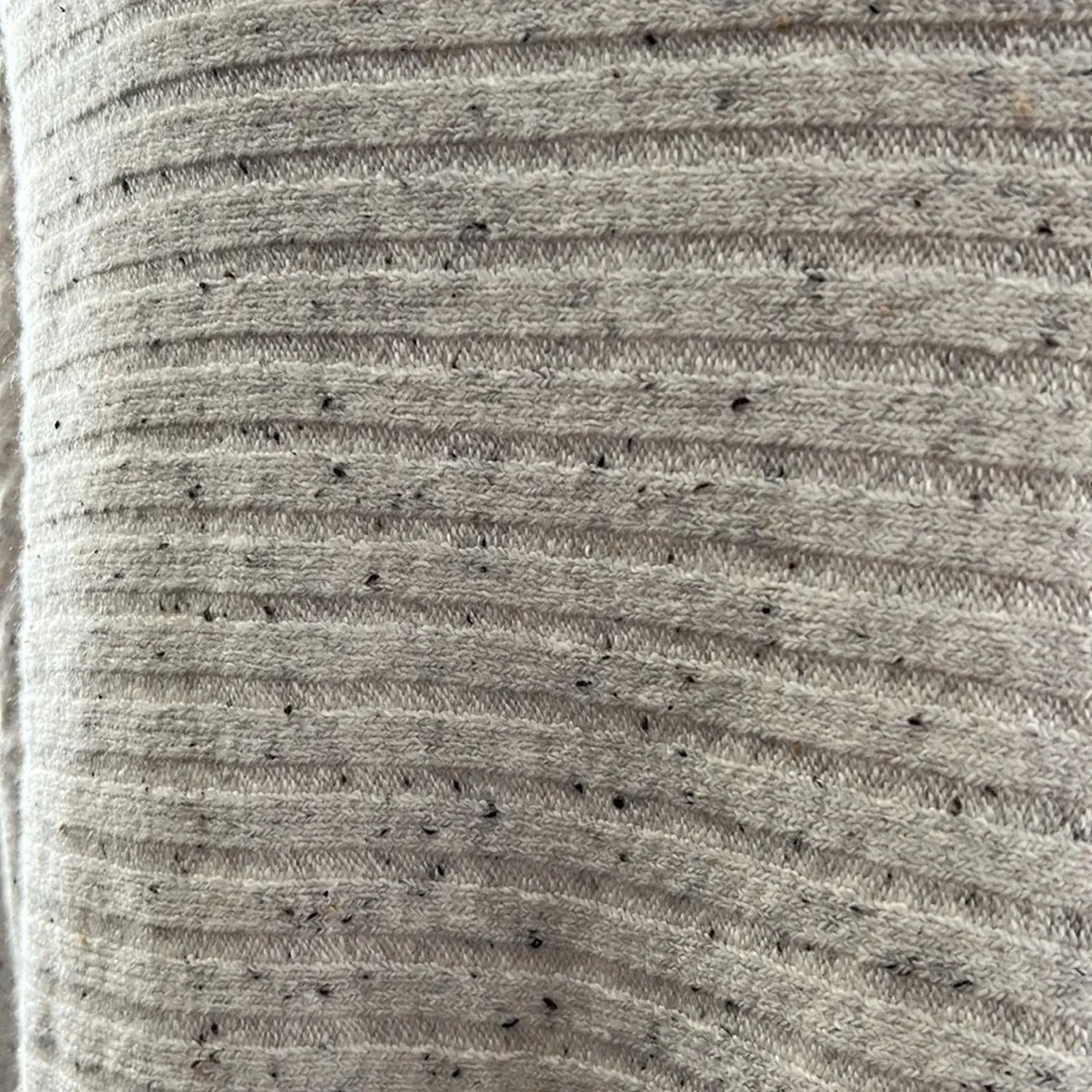 Oatmeal Colored V-Neck Sweater - New With Tags - Medium - Picture 3 of 6